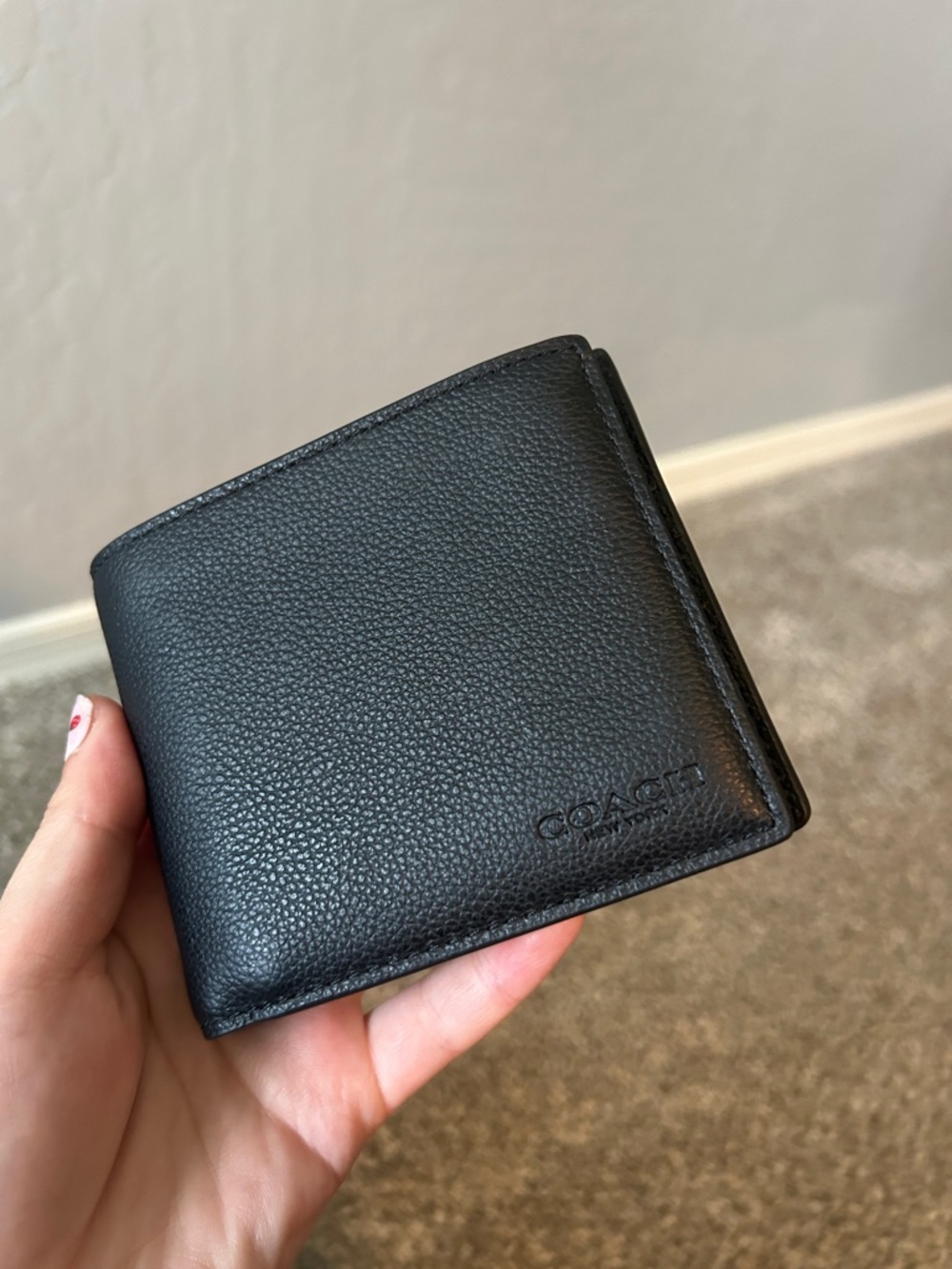 Coach mens 3-in-1 black Wallet